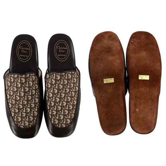Dior Vintage Trotter Slippers - Picture 5 of 7